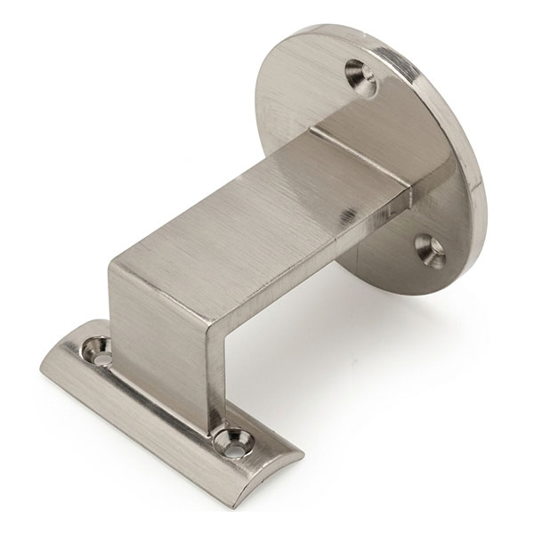 Pircher Supporto per Corrimano Quadro Alluminio MM55X35 - PIRCHER OBERLAND - Immagine 2